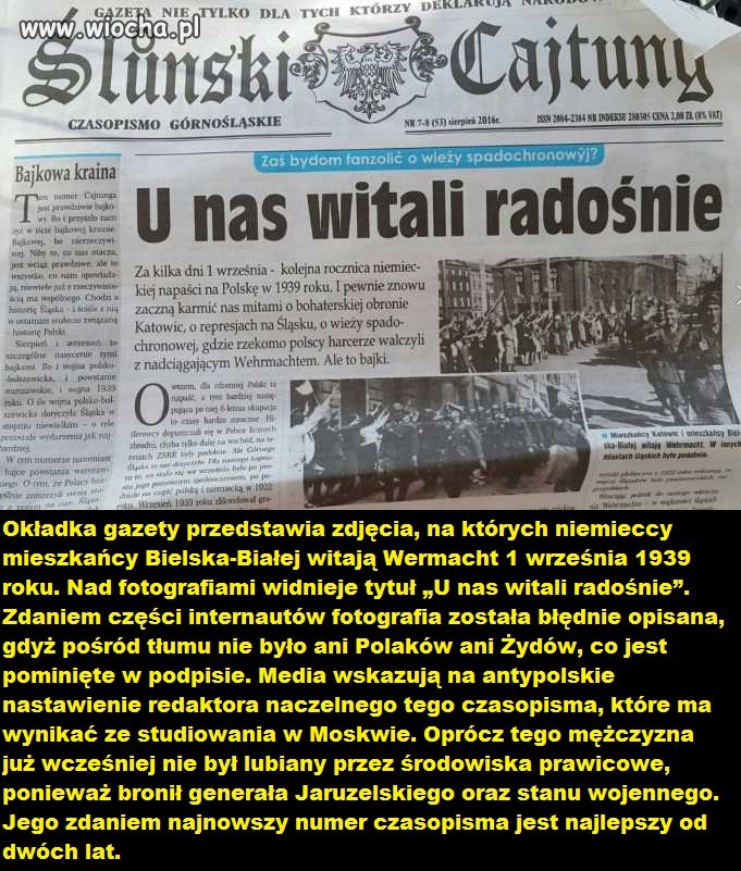 Polacy radośnie witali wermacht