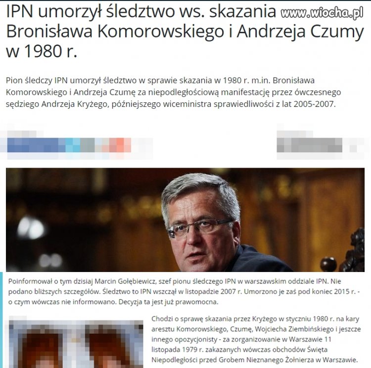 Kolejnym krokiem IPN będzie wniosek o przyznanie medalu