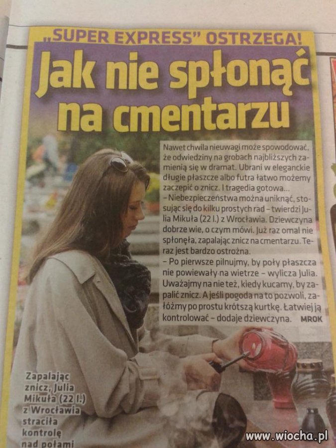 Jak nie spłonąć na cmentarzu.