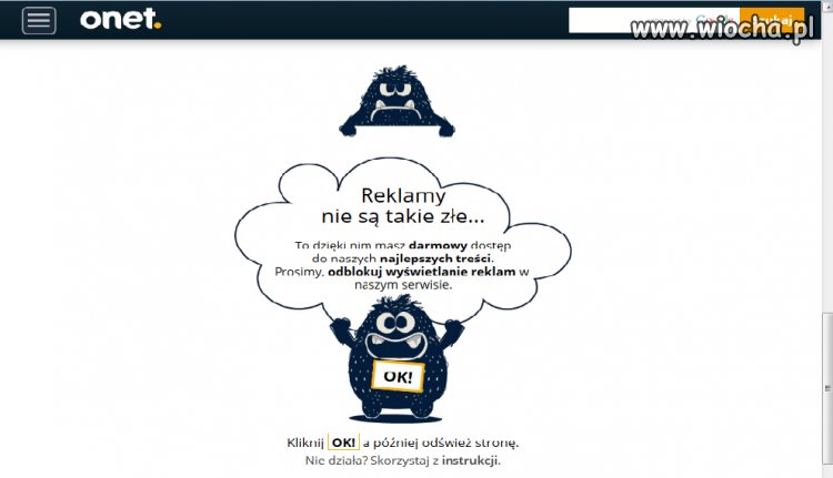 Płacz i skowyt Onetu