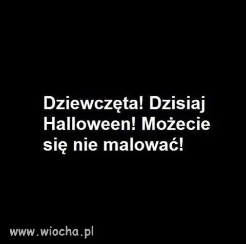 NIE dla lewackiego Halloween w Polsce.