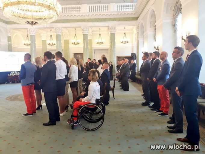 Paraolimpijczycy w Kancelarii Prezydenta.