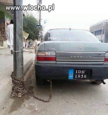 Teraz to na pewno nikt nie ukradnie.