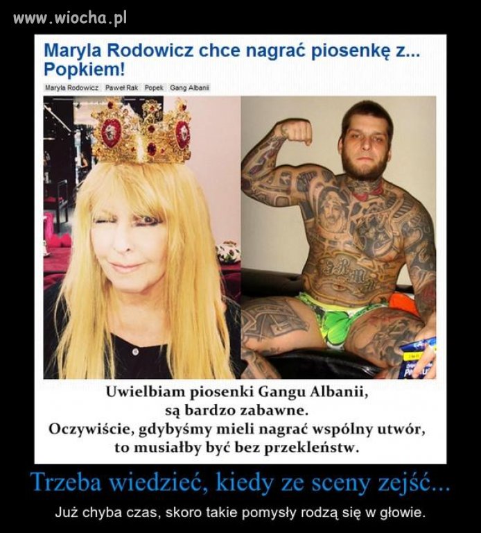 Maryla, weź wstydu oszczędź.