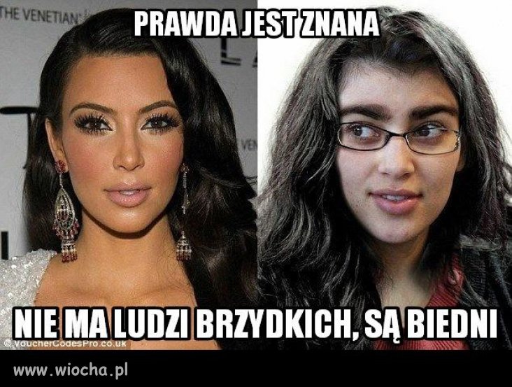 Są ludzie naturalni, i upiększeni, tylko tyle.