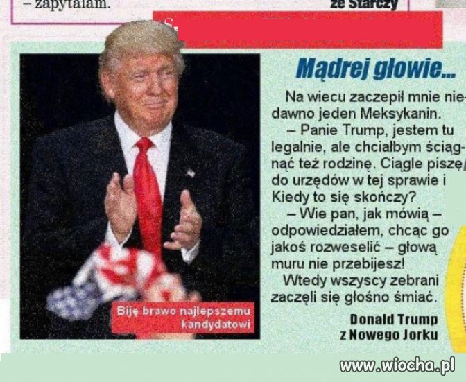 Śmieszek Trump