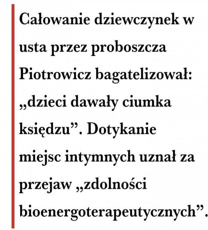 Tak Piotrowicz tłumaczył księdza pedofila