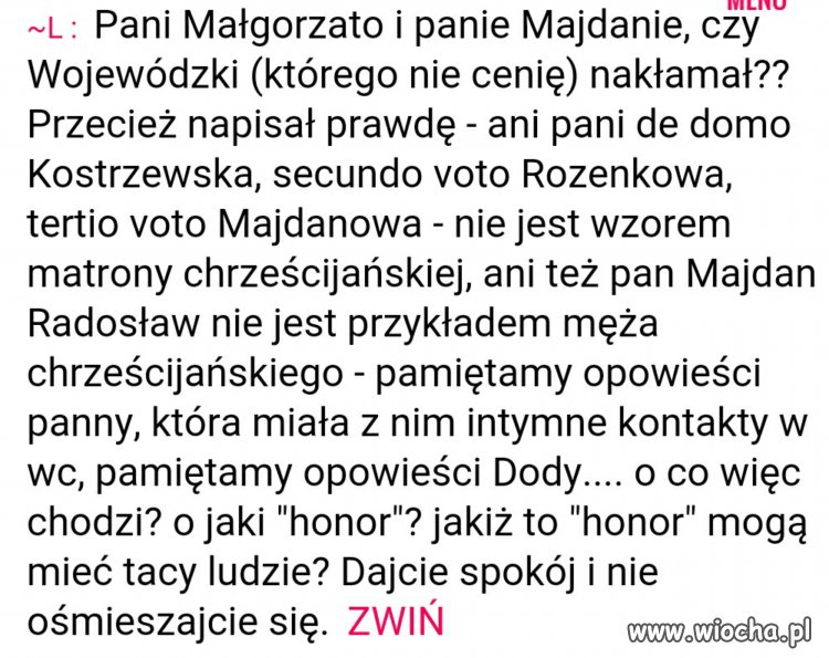 Rozenek i Majdan pozywają Wojewódzkiego