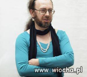 Nowoczesny facet w drodze do ginekologa