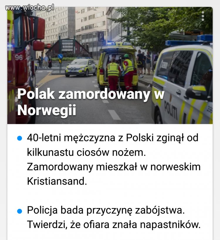 Kolejny Polak za granicą zamordowany