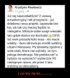 Kryśka znowu przemówiła