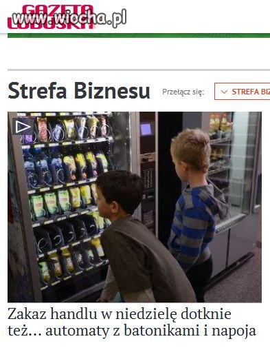 Zakaz handlu w niedzielę