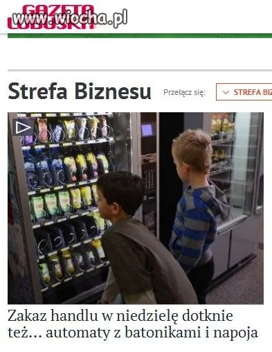 Zakaz handlu w niedzielę