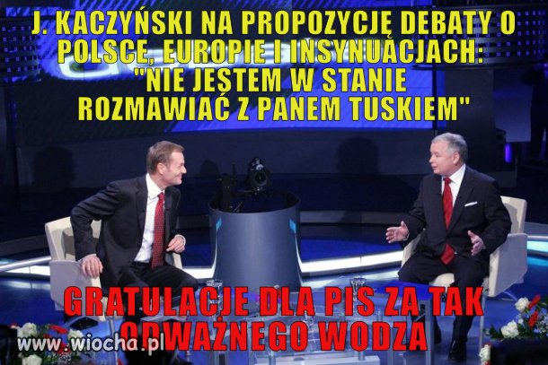 Jednak rękawicy nie podjął