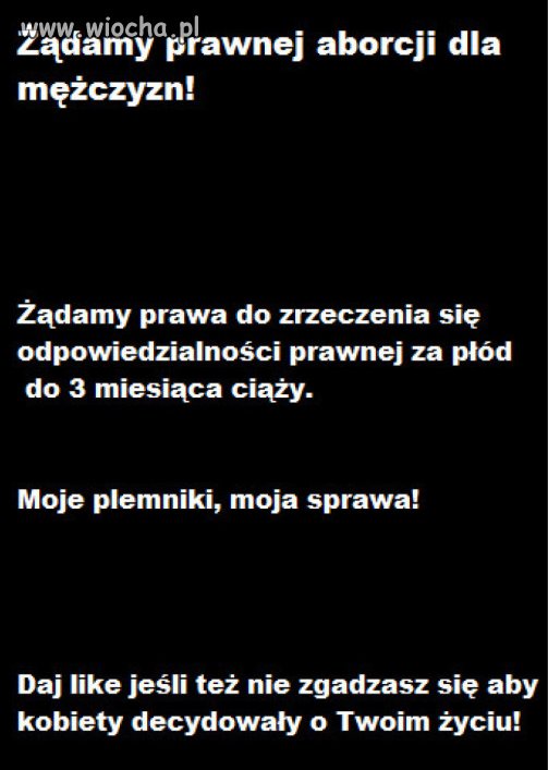 Czarny protest.