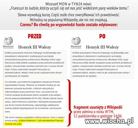 Tymczasem na Wikipedii.