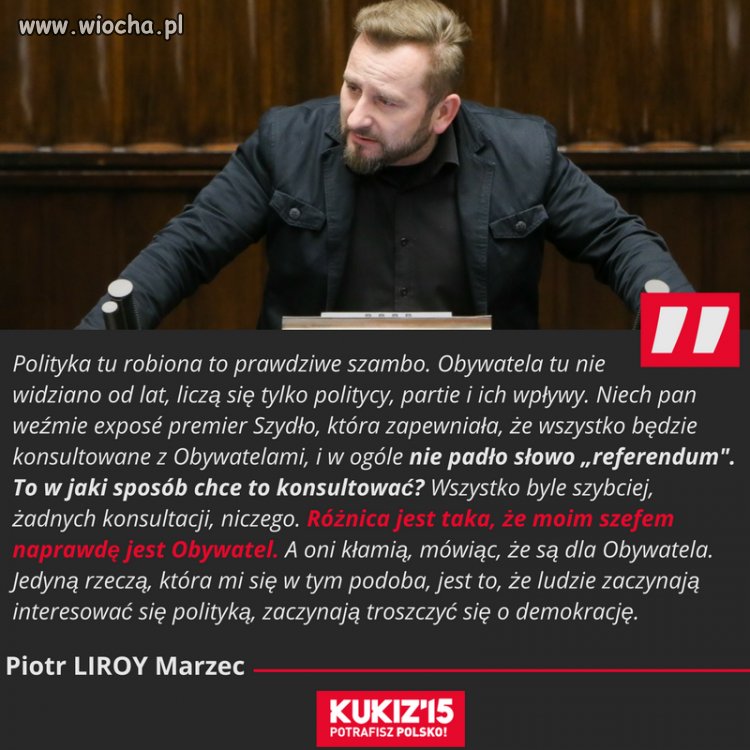 O obecnej klasie politycznej