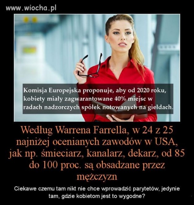 Równouprawienie, taaa.