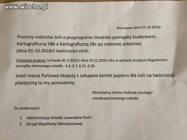 Rozumiem zakaz wyrzucenia śmieci... 