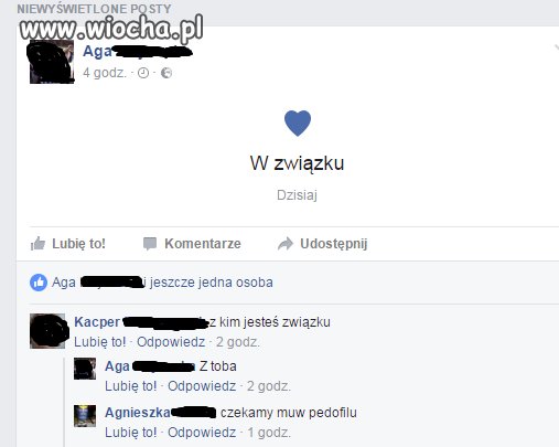 Z kim jesteś w związku ?  