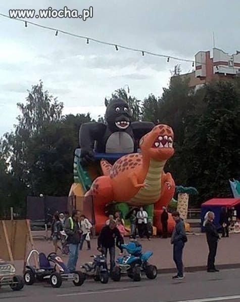 Dmuchany dino