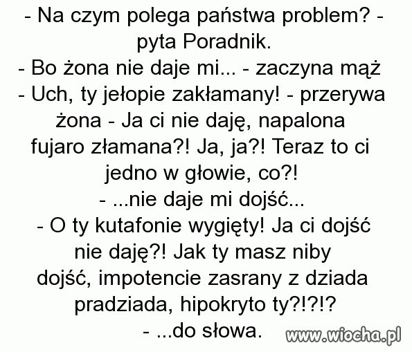 W poradni małżeńskiej