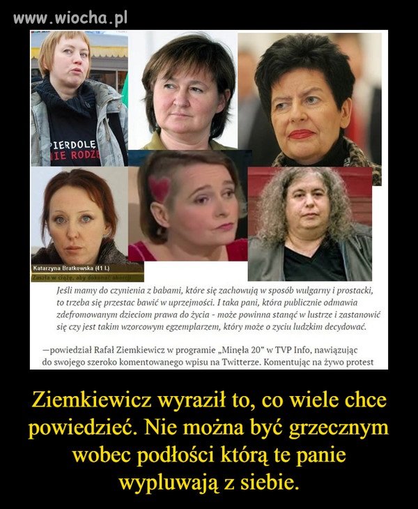 Niech same najpierw przejrzą się w lustrze