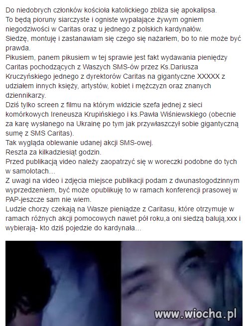 OJ szykuje się aferka z caritasem w tle