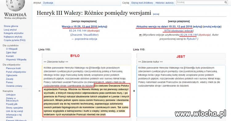 Tak się dba o poprawność polityczną w WIKIPEDII