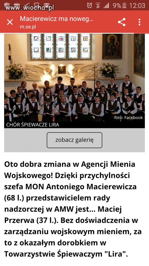 Kolejny zadowolony z dobrej zmiany 