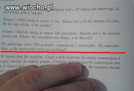 Zadanie z matmy