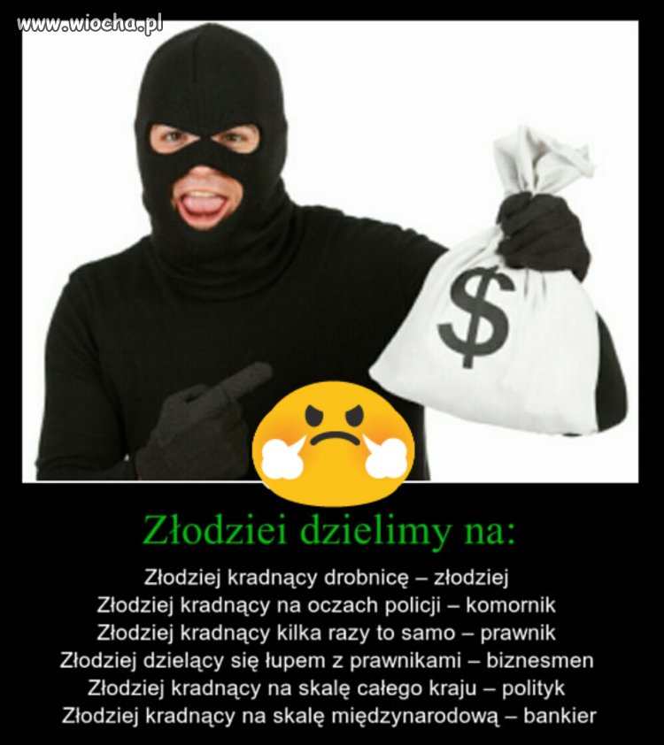 Z tym że zwykle ściga się tylko tych pierwszych