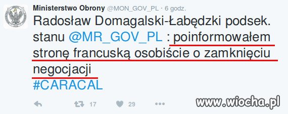 Chyba jasne kto zerwał negocjacje