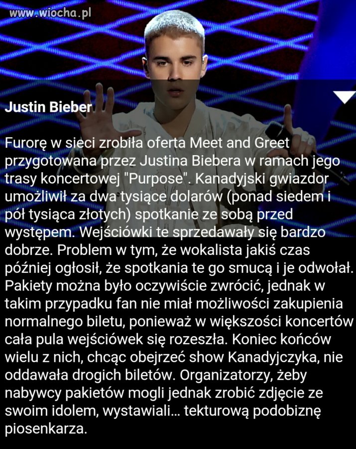 Fani płacili po 2 tys $ za możliwość zrobienia