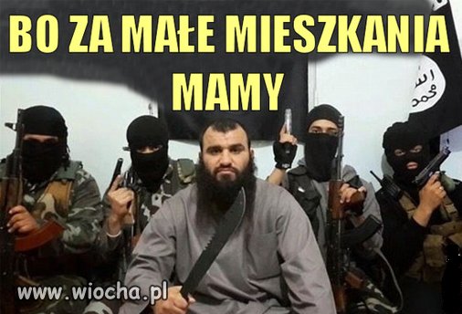 Małe mieszkanie.
