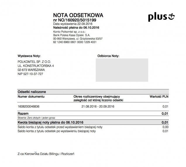 Nota odsetkowa