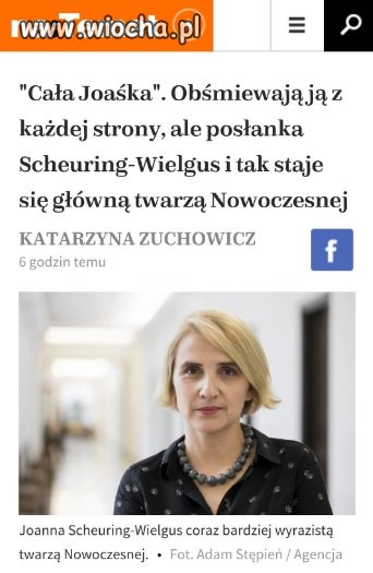 Na "czarnym proteście" przebiła ...