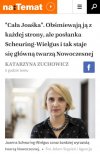 Na "czarnym proteście" przebiła ...