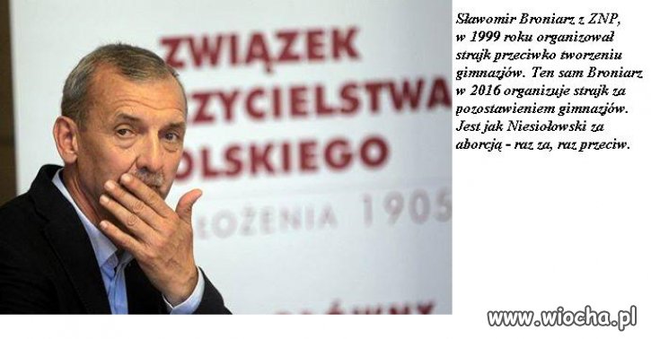 Prezes ZNP zarabia więcej niż minister edukacji