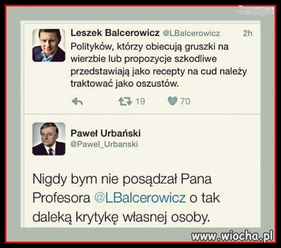 Ups.Cóż za samokrytyka.