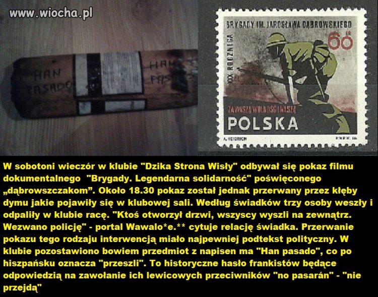 Pokaz filmowy na cześć komunistycznych bojowników