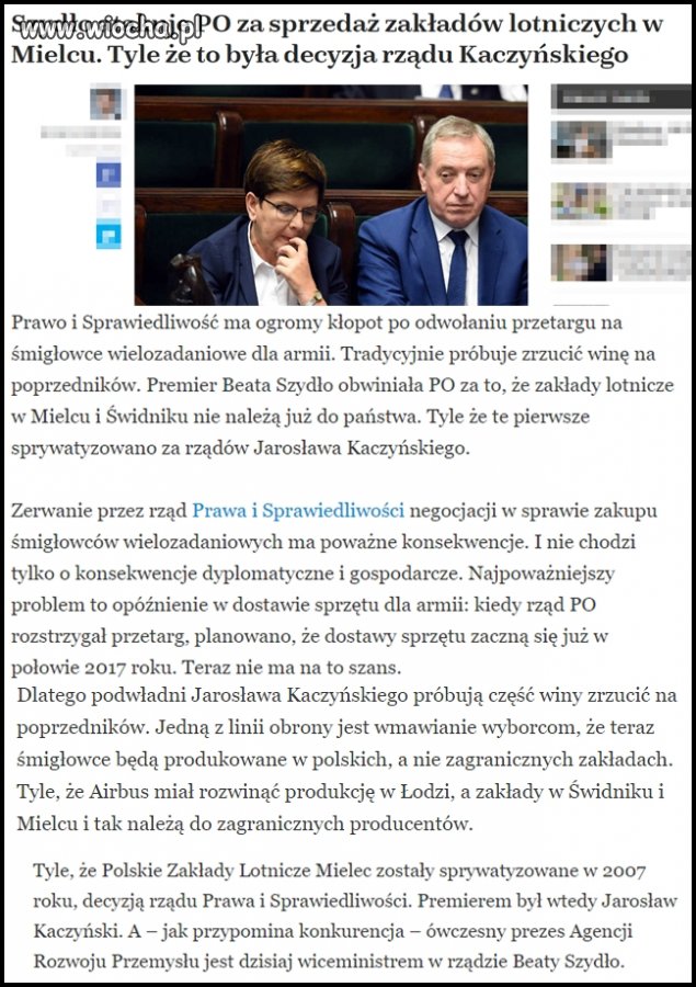 No ale takie pustaki prawicowe