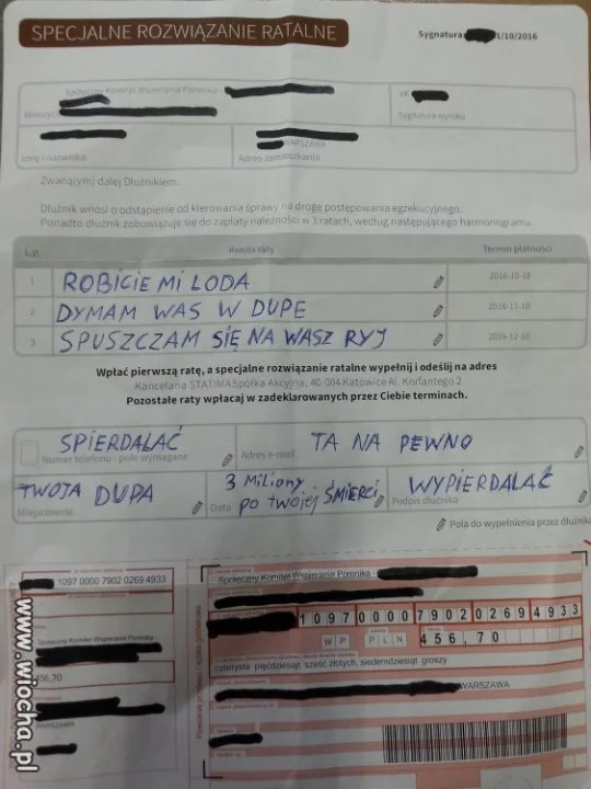 Specjalne Rozwiązanie Ratalne