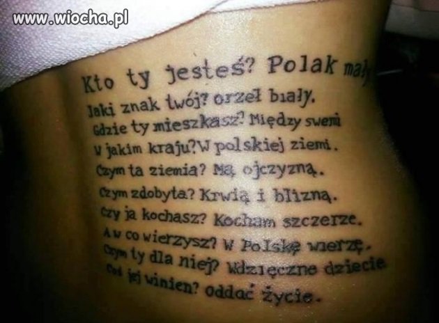 Tatuaż.