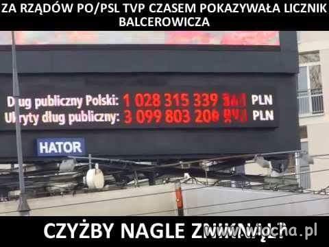 A jaki dziś mamy ten dług 