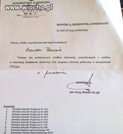 Dobra zmiana a armi