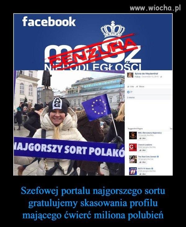 Facebook i jego standardy.