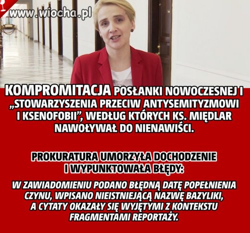 Kompromitacja to jej drugie imię.