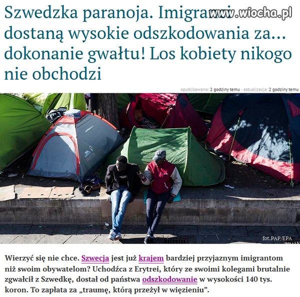 Szwecja przebiła w absurdzie samego Bareję...