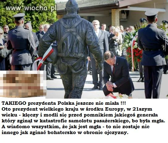 Jedyny prezydent który potrzebuje w swojej pracy